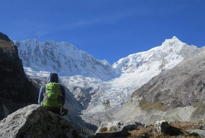 The Trail to the Yanapaccha Summit in Cordillera Blanca