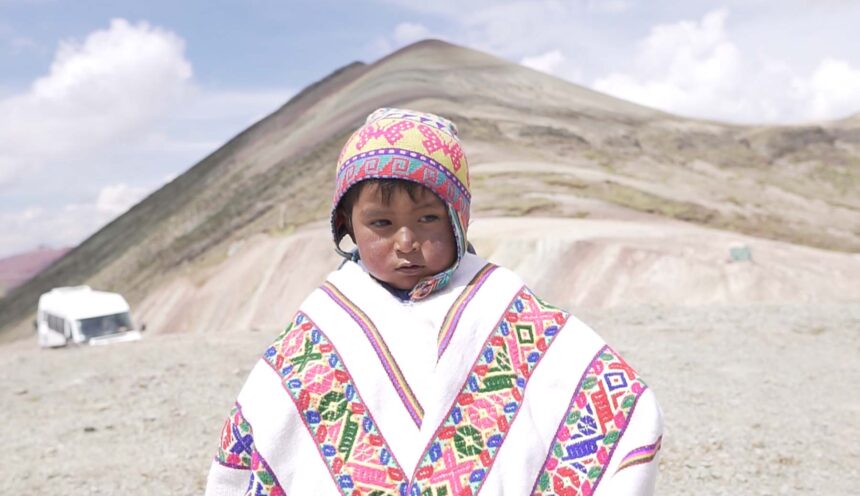 local kids palcoyo rainbow mountain