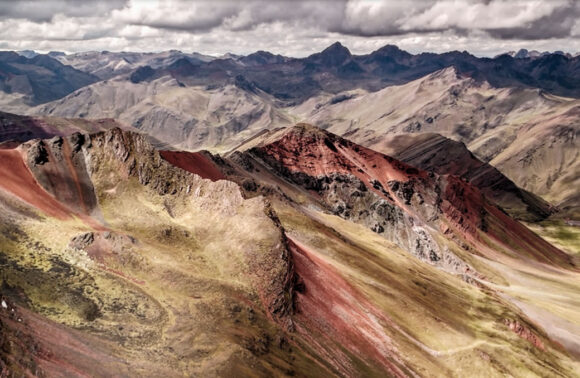 Rainbow Mountain with Red Valley