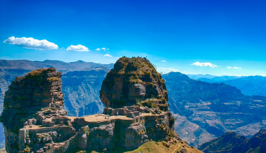 top view of wakra pukara