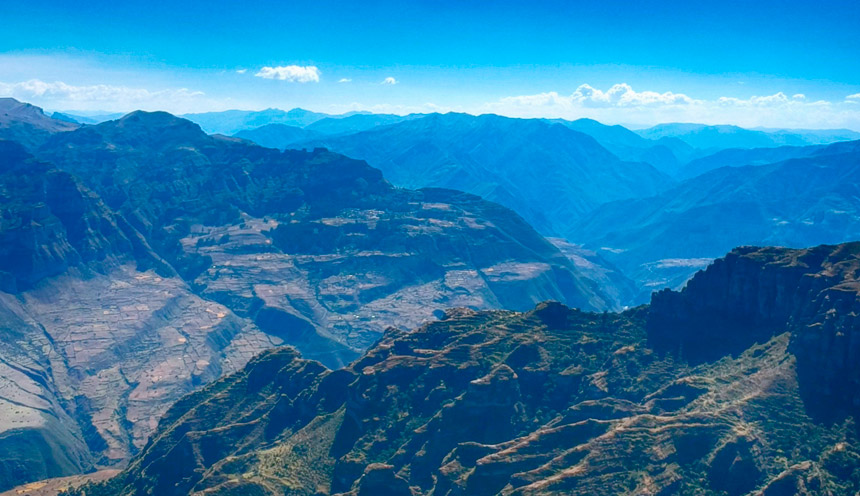 landscape wakra pukara canyon